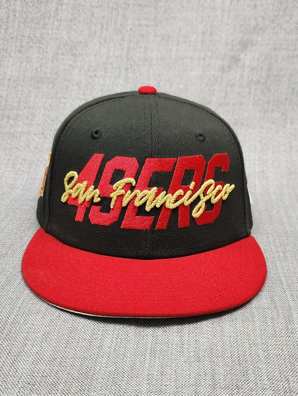 New Era × San Francisco 49ers 9Fifty Youth Snapback Adjustable Hat. - Picture 2 of 8